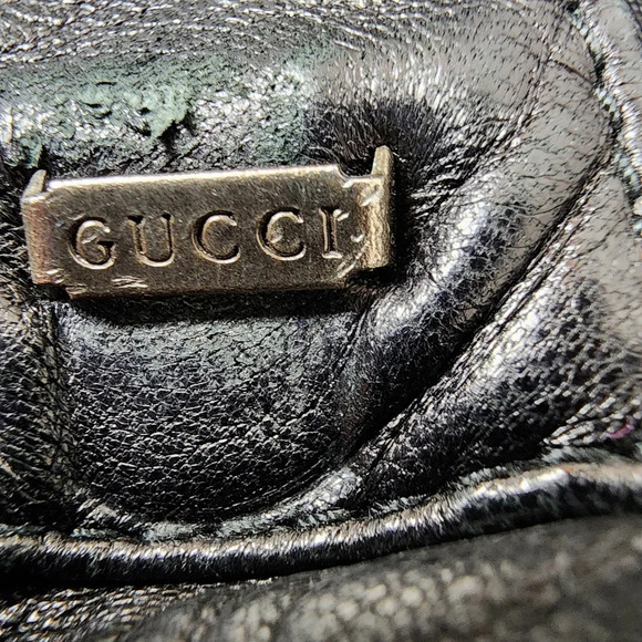 Gucci Tom Ford Vintage 1999 Black Leather Pants Size 40/ 27W Luxury Designer - Picture 6 of 16